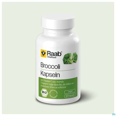 Sie sehen eine Packung Raab Bio Broccoli Kapseln 90 Kapseln, Produktbild: 04 Raab Bio Broccoli Kapseln 90 Kapseln, A-Nr.: 4757349 - 04