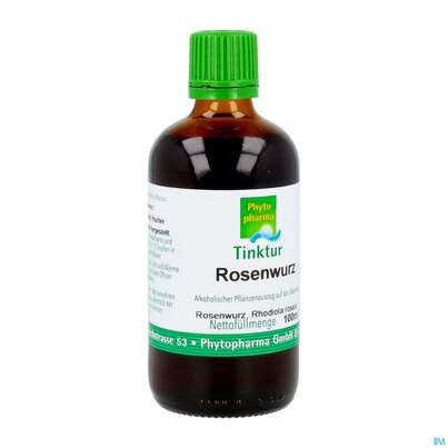 Sie sehen eine Packung Rosenwurz Tinktur Phytopharma 50ml, Produktbild: 04 Rosenwurz Tinktur Phytopharma 50ml, A-Nr.: 4434965 - 04