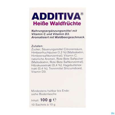 Additiva Pulver Heisse Waldfruechte Kinder 10014 10st, A-Nr.: 5810152 - 08