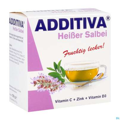 Sie sehen eine Packung Additiva Pulver Heisser Salbei 10012 10st, Produktbild: 04 Additiva Pulver Heisser Salbei 10012 10st, A-Nr.: 5810117 - 04