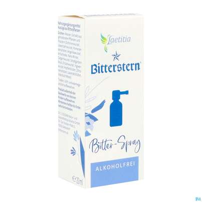 Sie sehen eine Packung Bitterstern Bitter-spray 20ml, Produktbild: 02 Bitterstern Bitter-spray 20ml, A-Nr.: 5818892 - 02