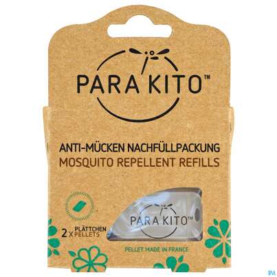 Sie sehen eine Packung Insektenschutz Para Kito Nachfuellpastille -vit 1st, Produktbild: 01 Insektenschutz Para Kito Nachfuellpastille -vit 1st, A-Nr.: 4516574 - 01