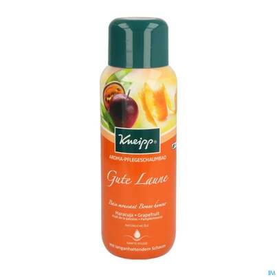 Sie sehen eine Packung Kneipp Aroma/pflegeschaumbad Gute Laune 400ml, Produktbild: 01 Kneipp Aroma/pflegeschaumbad Gute Laune 400ml, A-Nr.: 4149495 - 01