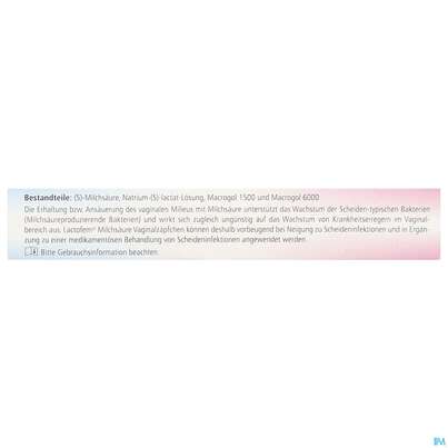 Sie sehen eine Packung Lactofem Milchsaeure Vaginalzaepfchen 7st, Produktbild: 05 Lactofem Milchsaeure Vaginalzaepfchen 7st, A-Nr.: 5923525 - 05