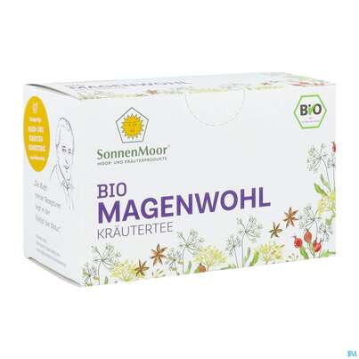 Sie sehen eine Packung Sonnenmoor Bio/tee Im Filterbeutel Magenwohl 34g, Produktbild: 02 Sonnenmoor Bio/tee Im Filterbeutel Magenwohl 34g, A-Nr.: 5934291 - 02