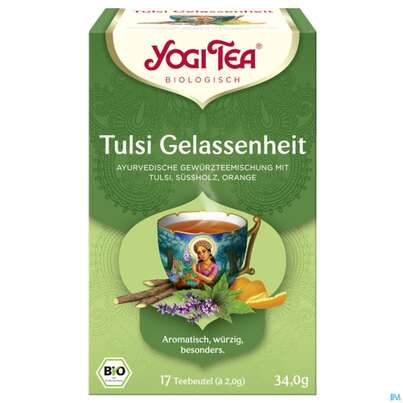 Yogi Tea Bio Tulsi Gelassenheit 34g 17st, A-Nr.: 5879422 - 02