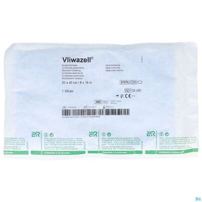 Vliwazell Saugkompresse Steril 20x 40cm 1st, A-Nr.: 0482275 - 01