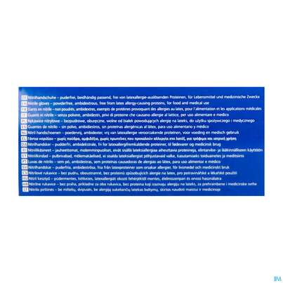 Sie sehen eine Packung Untersuchungshandschuhe Nitril/unsteril Puderfrei/hypoallergen Safe Light Weiss M 27059 100st, Produktbild: 07 Untersuchungshandschuhe Nitril/unsteril Puderfrei/hypoallergen Safe Light Weiss M 27059 100st, A-Nr.: 3049403 - 07