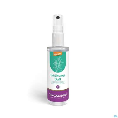 Sie sehen eine Packung Taoasis Kopfkissenspray Erkaeltungsduft Demeter 30ml, Produktbild: 01 Taoasis Kopfkissenspray Erkaeltungsduft Demeter 30ml, A-Nr.: 5817355 - 01