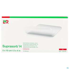 Suprasorb H Hydrokolloid-verband Duenn 5x10cm 10st, A-Nr.: 5095100 - 01
