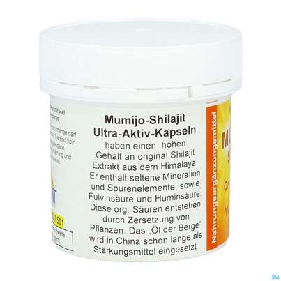 Sie sehen eine Packung Shilajit-mumijo Extrakt Kapseln 90st, Produktbild: 06 Shilajit-mumijo Extrakt Kapseln 90st, A-Nr.: 5869524 - 06