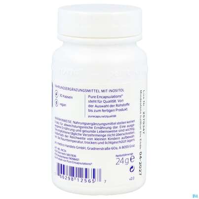 Sie sehen eine Packung Pure Encapsulations Kapseln Inositol Complex Inc3a 30st, Produktbild: 03 Pure Encapsulations Kapseln Inositol Complex Inc3a 30st, A-Nr.: 5807836 - 03