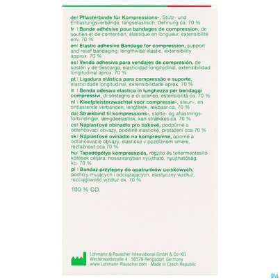 Pflasterbinden Porelast Laengselast.ungedehnt 2,5mx 10cm 1st, A-Nr.: 5026429 - 08