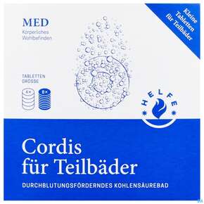 Helfe Cordis Kohlensaeurebad Fuer Teilbaeder 8 Tabl 920g 500g Pulver, A-Nr.: 5921822 - 01