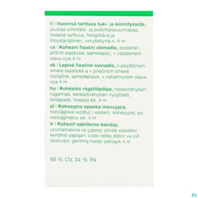 Fixierbinden Mollelast Haft Weiss 4mx 8cm 1st, A-Nr.: 1767666 - 08