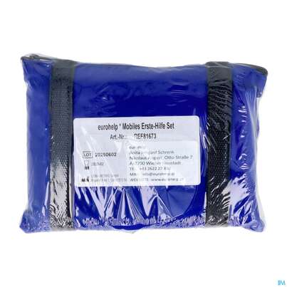 Erste Hilfe Eurohelp Mobiles Reiseset/sport Gr.185x130mm Blau +inha 1st, A-Nr.: 3840947 - 03