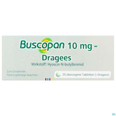 Buscopan Drag 10mg Blist 20st, A-Nr.: 5541019 - 01