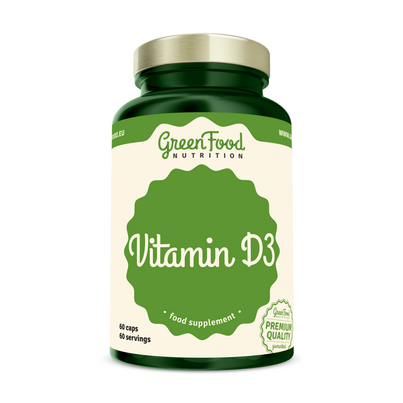 GreenFood Nutrition Vitamin D3 60 Kapseln, A-Nr.: 5634270 - 01