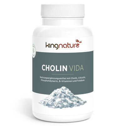 KINGNATURE Cholin Vida Kaps 120 mg Ds 90 Stk, A-Nr.: 6010979 - 01