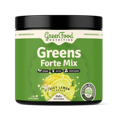 GreenFood Nutrition Greens Forte Mix 240 G Zitrone, A-Nr.: 6004507 - 01
