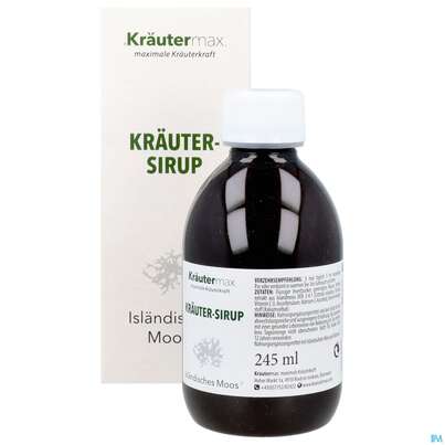 Sie sehen eine Packung Islaendisch Moos Hustensirup +vitamin C Gelatine+fructosefrei 245ml, Produktbild: 09 Islaendisch Moos Hustensirup +vitamin C Gelatine+fructosefrei 245ml, A-Nr.: 5673258 - 09