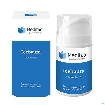 Sie sehen eine Packung Taoasis Meditao Teebaum Creme Forte 50ml, Produktbild: 09 Taoasis Meditao Teebaum Creme Forte 50ml, A-Nr.: 4280522 - 09