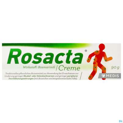 Sie sehen eine Packung Rosacta Creme 90g, Produktbild: 01 Rosacta Creme 90g, A-Nr.: 4462803 - 01