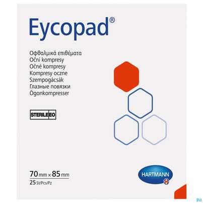 Augenkompressen Eycopad Steril 70x85mm -hartmann 25st, A-Nr.: 1164821 - 02