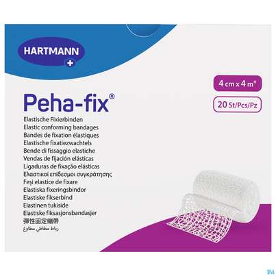 Sie sehen eine Packung Elastische Binden Peha-fix Fixierbinde 4mx 4cm 1st, Produktbild: 03 Elastische Binden Peha-fix Fixierbinde 4mx 4cm 1st, A-Nr.: 4902797 - 03