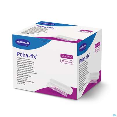 Sie sehen eine Packung Elastische Binden Peha-fix Fixierbinde 4mx 12cm 1st, Produktbild: 04 Elastische Binden Peha-fix Fixierbinde 4mx 12cm 1st, A-Nr.: 4902834 - 04