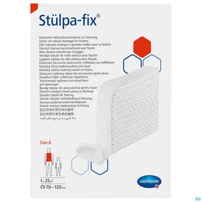 Schlauchverband Stuelpa/fix Netz Gr 6 Rumpf Uebergross 25m, A-Nr.: 1734626 - 01
