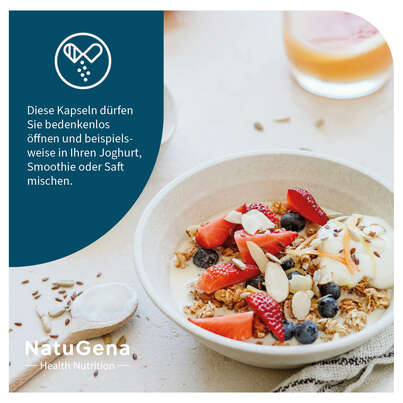 Sie sehen eine Packung NatuGena Arginin 2000 Kapseln, Produktbild: 07 NatuGena Arginin 2000 Kapseln, A-Nr.: 5404357 - 07