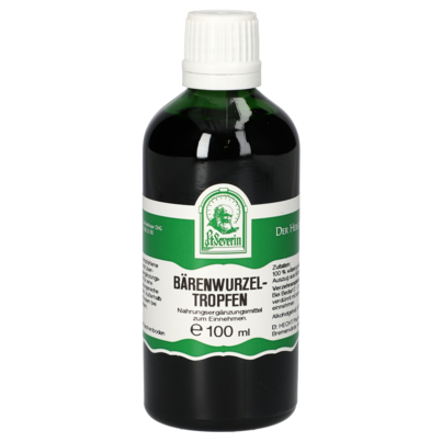 Sie sehen eine Packung BAERENWURZEL TROPFEN 100 ML, Produktbild: 01 BAERENWURZEL TROPFEN 100 ML, A-Nr.: 4448594 - 01