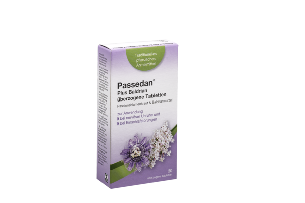 Passedan® Plus Baldrian überzogene Tabletten, A-Nr.: 6052452 - 01