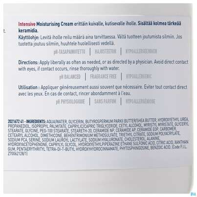 Sie sehen eine Packung Cerave Intensive Feuchtigkeits- Creme 340g, Produktbild: 11 Cerave Intensive Feuchtigkeits- Creme 340g, A-Nr.: 5983987 - 11