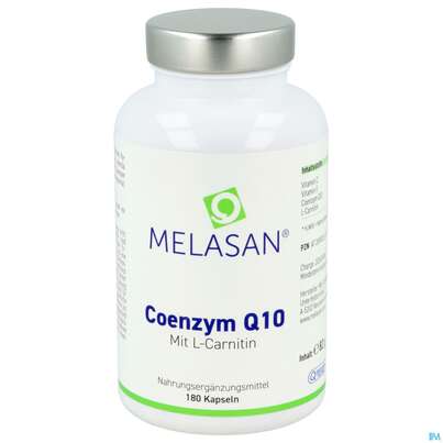 Q-10 Coenzym Kapseln Melasan 180st, A-Nr.: 2690026 - 02