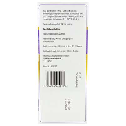 Kamillosan Flüssigkeit 500ml, A-Nr.: 4465291 - 07