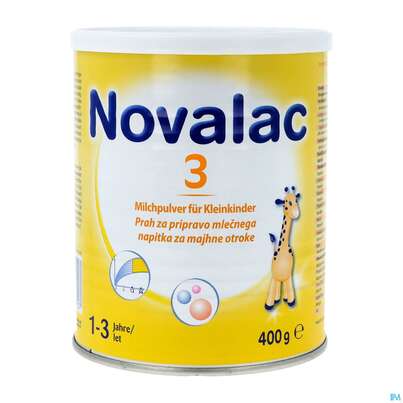 Sie sehen eine Packung Novalac 3 400g, Produktbild: 02 Novalac 3 400g, A-Nr.: 3880616 - 02