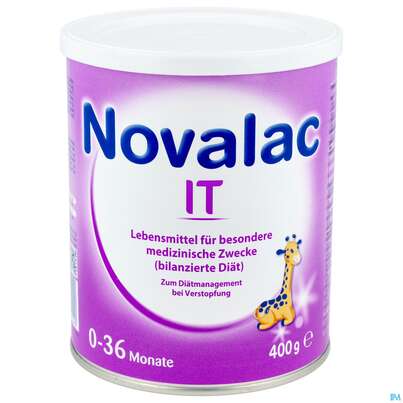 Sie sehen eine Packung Novalac It 400g, Produktbild: 02 Novalac It 400g, A-Nr.: 3415003 - 02