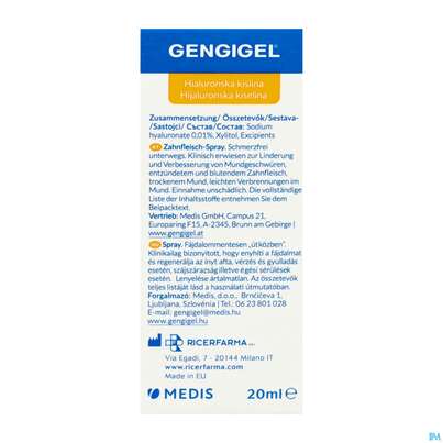 Mundspray Gengigel 20ml, A-Nr.: 4521517 - 06