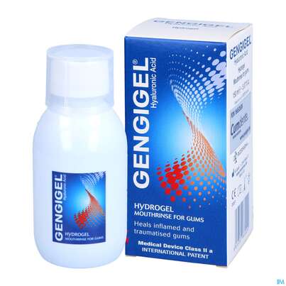 Sie sehen eine Packung Mundwasser/spuelung Gengigel Mundspuellösung 150ml, Produktbild: 04 Mundwasser/spuelung Gengigel Mundspuellösung 150ml, A-Nr.: 2586872 - 04