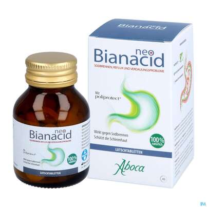 Sie sehen eine Packung Aboca Neobianacid Tabl Minze Ab 6 Jahren 45st, Produktbild: 11 Aboca Neobianacid Tabl Minze Ab 6 Jahren 45st, A-Nr.: 5571948 - 11