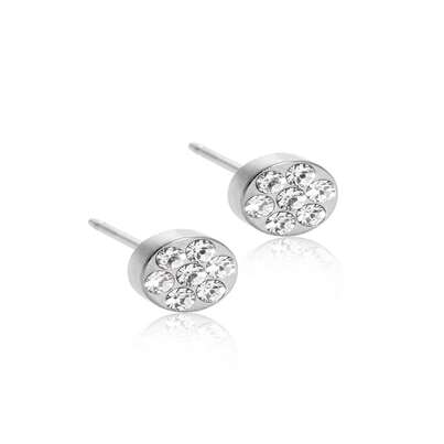 Sie sehen eine Packung Blomdahl Ohrstecker Brilliantglanz Titan, Produktbild: 01 Blomdahl Ohrstecker Brilliantglanz Titan, A-Nr.: 6020162 - 01