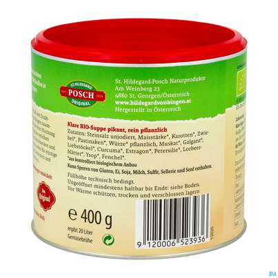 Sie sehen eine Packung Biofit Hild Suppe Pikant 400g, Produktbild: 08 Biofit Hild Suppe Pikant 400g, A-Nr.: 1623849 - 08