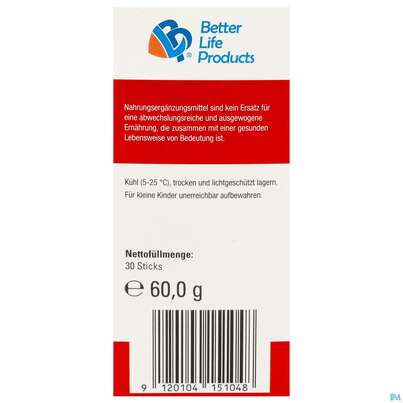 Sie sehen eine Packung D-mannose Sticks/1500mg +cranberry +vit C+birkenblaett150mg +brunnenkresse 150mg 30st, Produktbild: 07 D-mannose Sticks/1500mg +cranberry +vit C+birkenblaett150mg +brunnenkresse 150mg 30st, A-Nr.: 5904829 - 07