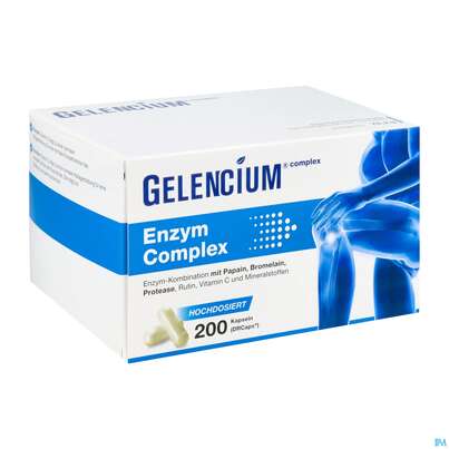 Sie sehen eine Packung Enzym Bromelain/kapseln Complex Hochdosiert Gelencium 200st, Produktbild: 02 Enzym Bromelain/kapseln Complex Hochdosiert Gelencium 200st, A-Nr.: 5885983 - 02