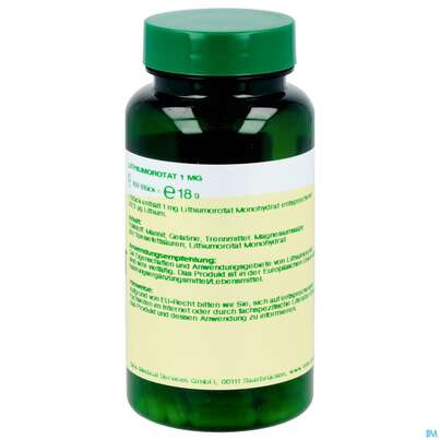 Lithiumorotat Kapseln 1mg Bios 100st, A-Nr.: 5903391 - 03