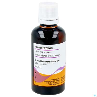 Sie sehen eine Packung Nachtkerzenoel -embamed 50ml, Produktbild: 03 Nachtkerzenoel -embamed 50ml, A-Nr.: 5936172 - 03