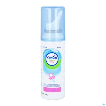 Sie sehen eine Packung Nasen Reinigung Otrivin Natural Baby 100ml, Produktbild: 10 Nasen Reinigung Otrivin Natural Baby 100ml, A-Nr.: 5950982 - 10