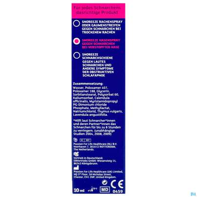 Nasenspray Snoreeze 10ml, A-Nr.: 5688076 - 04